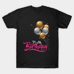 It's my birthday, birthday party t-shirt T-Shirt